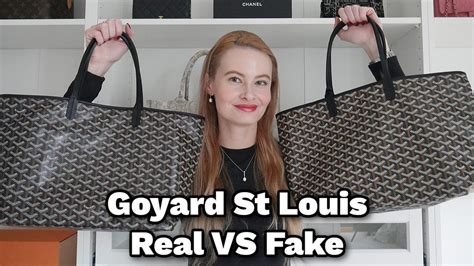 fake vs real goyard tote|Goyard tote knockoff.